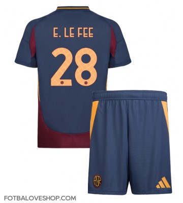 AS Roma Enzo Le Fee #28 Dětské Alternativní Dres 2024-25 Krátký Rukáv (+ trenýrky)